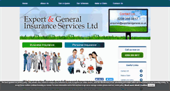 Desktop Screenshot of exportandgeneral.co.uk