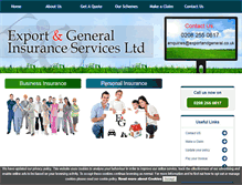 Tablet Screenshot of exportandgeneral.co.uk